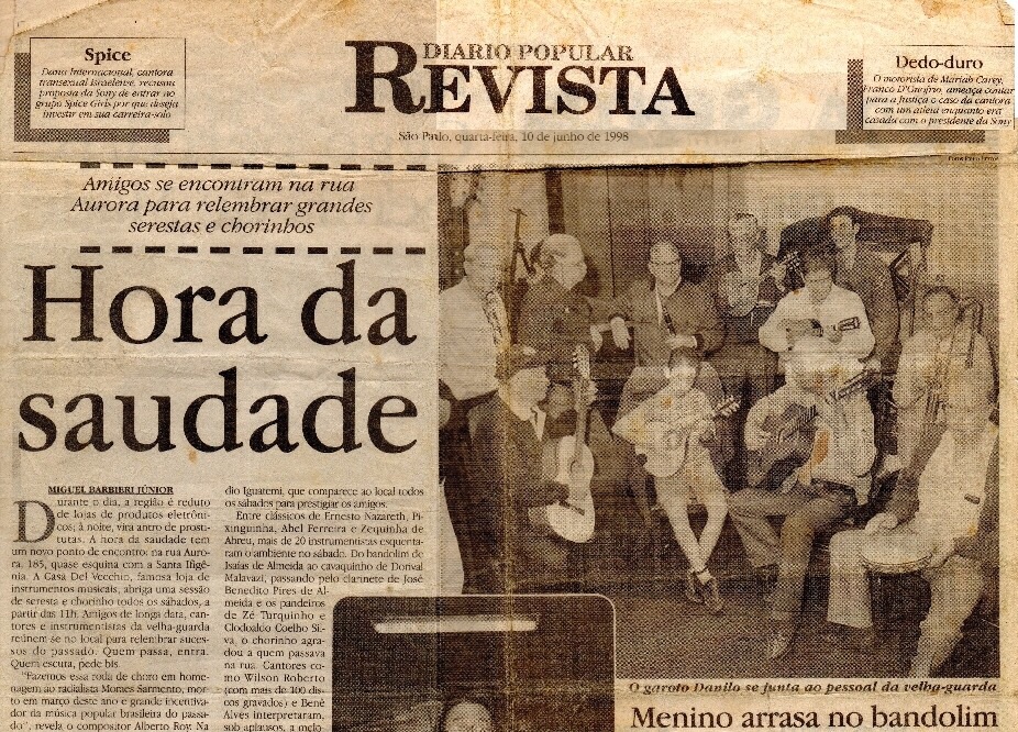 Hora da Saudade - Di&aacute;rio Popular