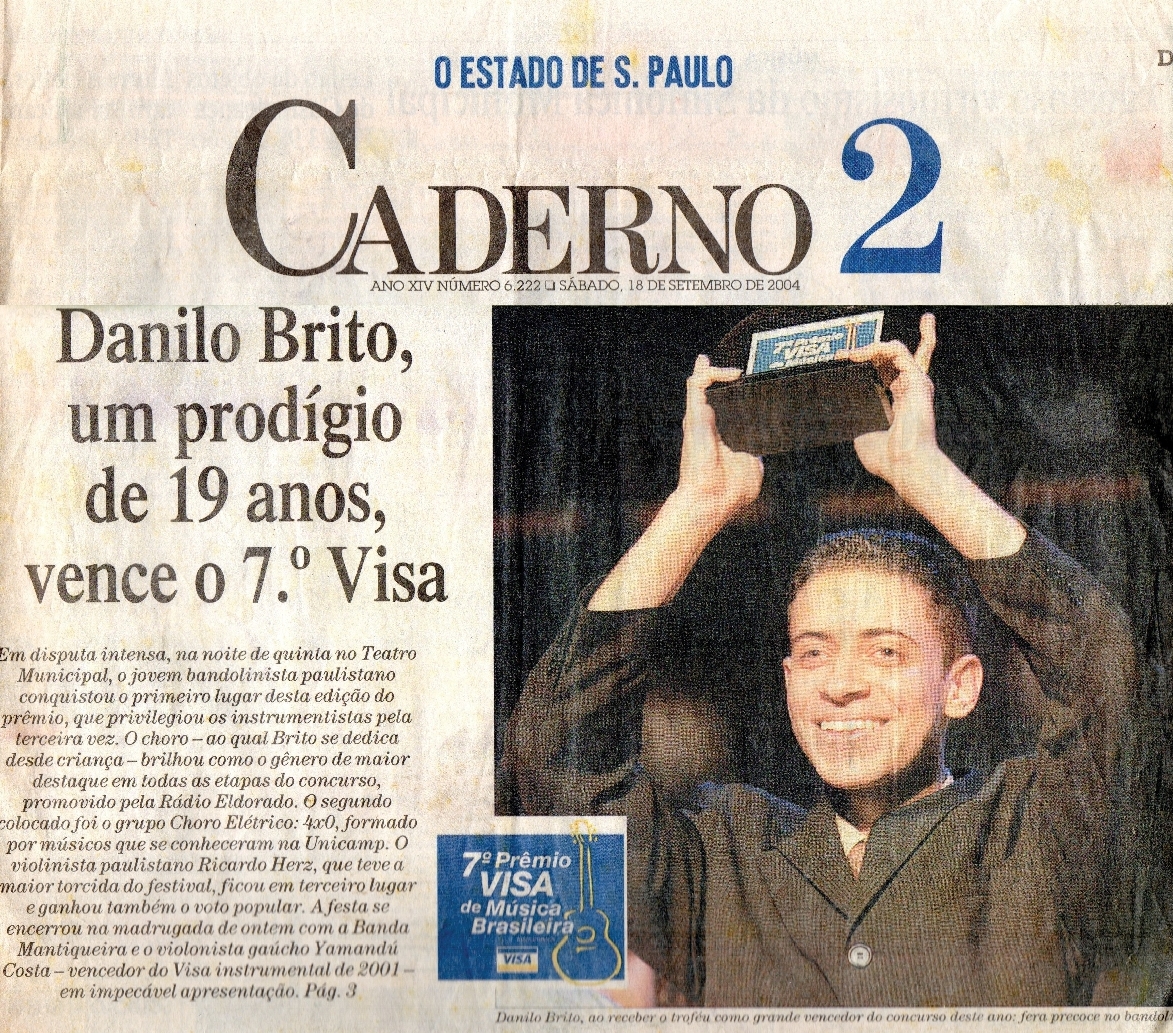 Danilo Brito, um prod&iacute;gio de 19 anos, vence o 7o Visa